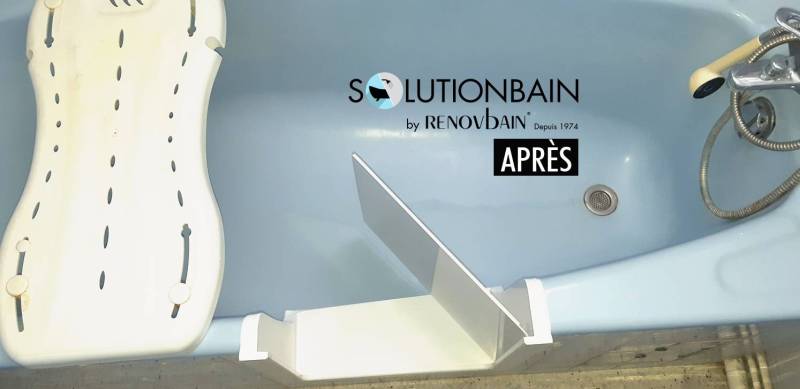Ouverture de baignoire avec l’installation d’un portillon anti-éclaboussure