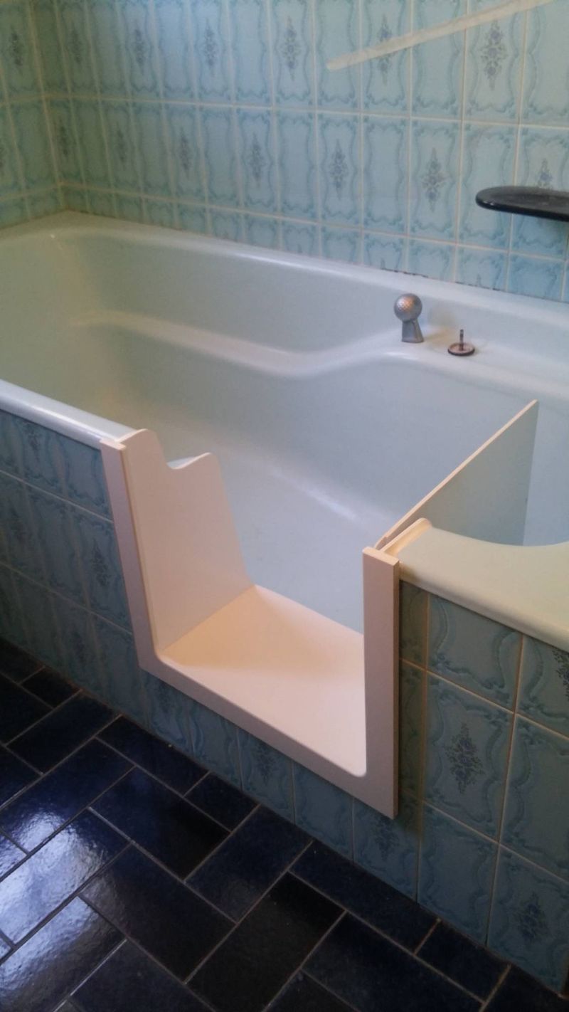 découpe latérale de baignoire Biarritz
