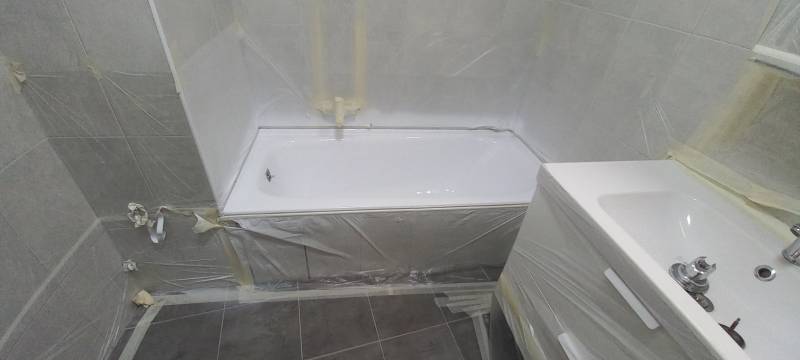 Renovation baignoire par reemaillage au pistolet – Brignoles – Solution Bain V2