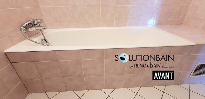 Ouverture de baignoire avec installation d’un portillon anti-éclaboussure