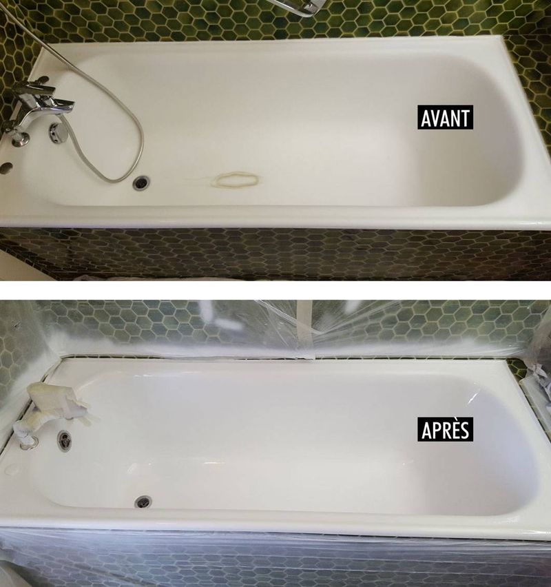Rénovation d'une baignoire par un spécialiste