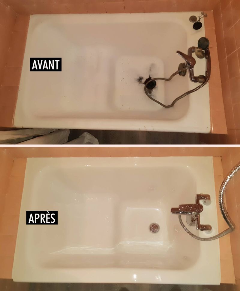 Rénovation d'une baignoire par installation d'une coque altuglass