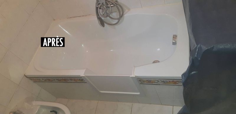 installer une porte sur sa baignoire biarritz