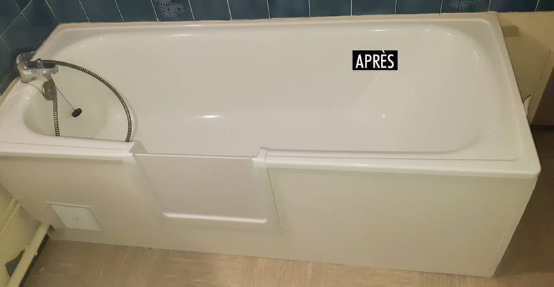 Ouverture de baignoire avec portillon anti éclaboussure à Avignon