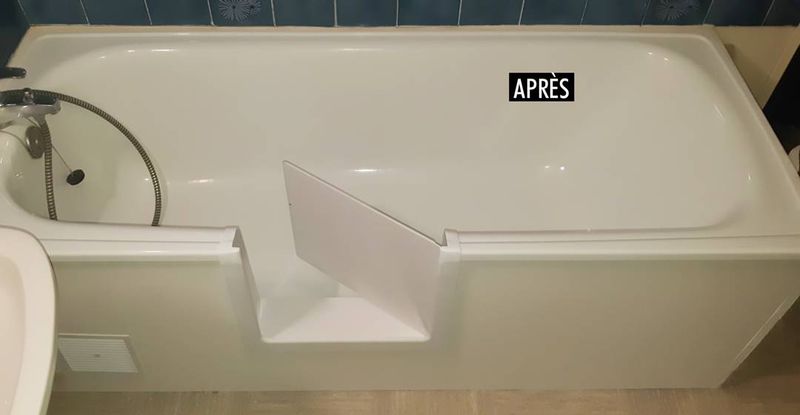 Ouverture de baignoire avec portillon anti éclaboussure à Avignon